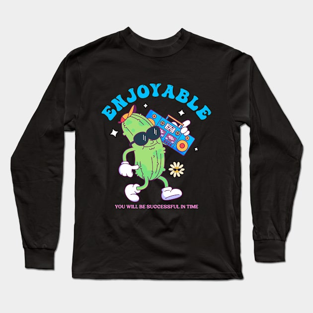 ENJOYABLE Long Sleeve T-Shirt by Skywiz